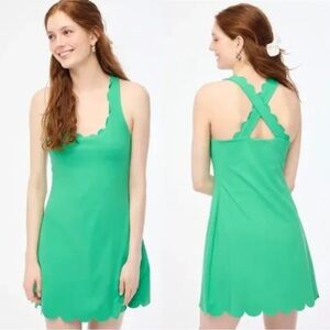 J.Crew Green Sleeveless Active Mini Dress XXL